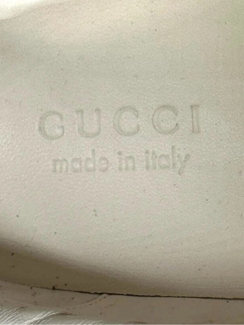 Gucci Men's Low-Top Sneaker in Red and White with Interlocking G